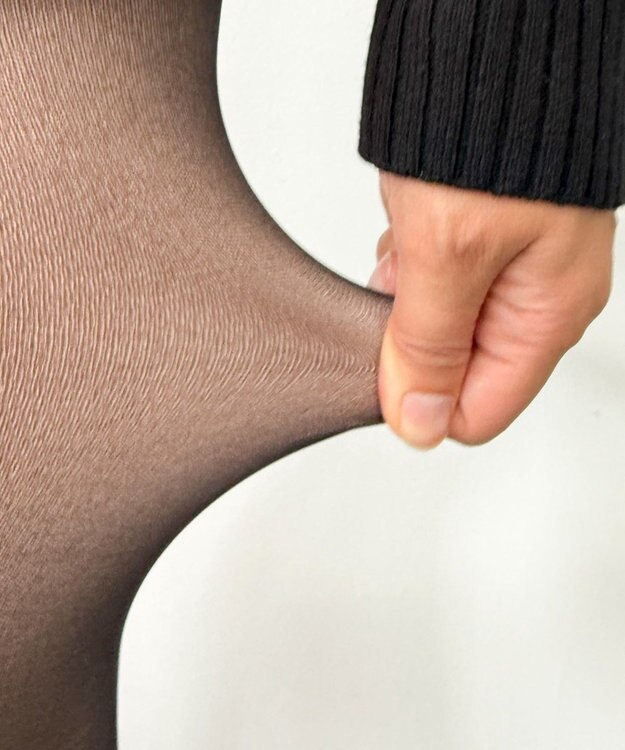 WEGO 【暖かい】フェイクタイツ裏起毛 ブラック