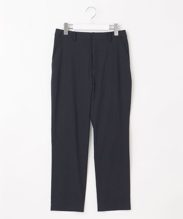 J.PRESS LADIES 【WEB限定カラーあり・洗える】セルロースリネンストレッチ テーパード パンツ ネイビー系