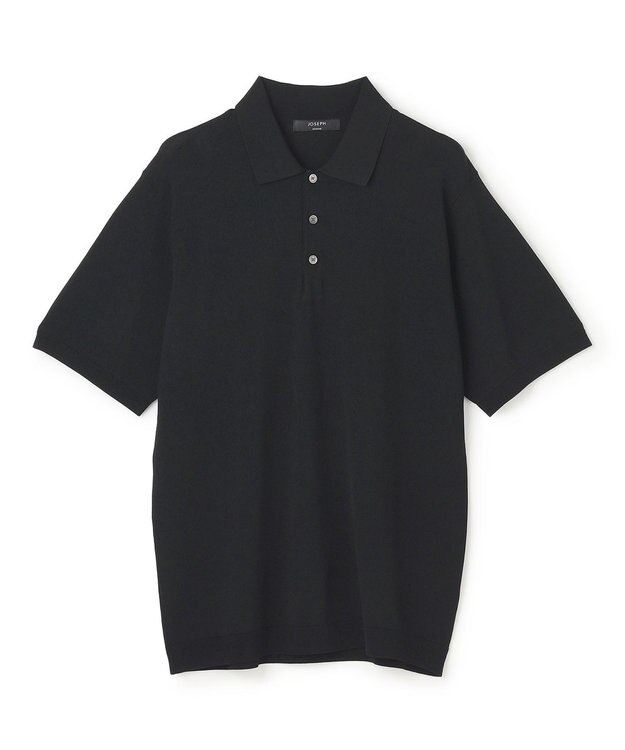 JOSEPH HOMME 【WEB限定カラーあり】【洗える/ストレッチ】リュクスレーヨン　ポロニット 【WEB限定カラー】ブラック系