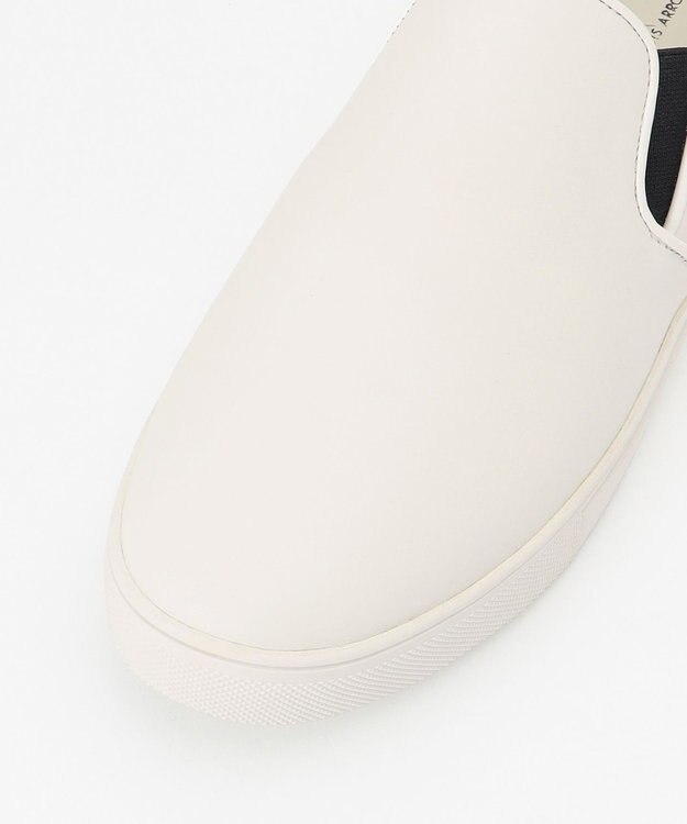 23区 レザー スリッポン ホワイト系