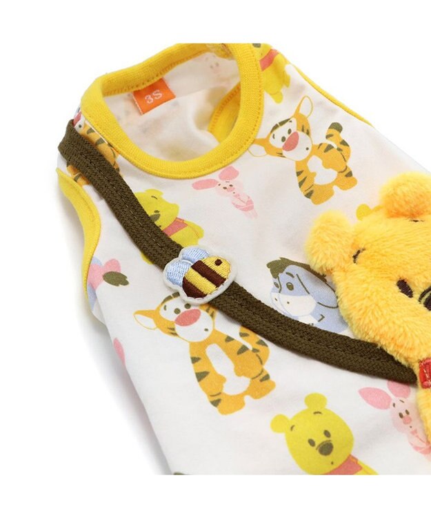 PET PARADISE ディズニー くまのプーさん プチフレンズタンクトップ【小型犬】 白~オフホワイト