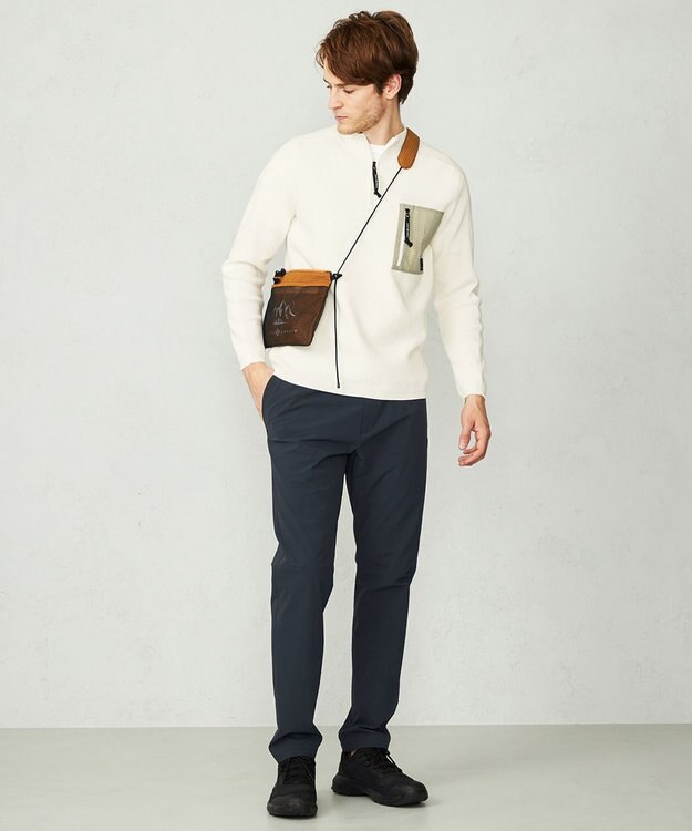 JOSEPH ABBOUD MOUNTAIN 【UNISEX】コーデュラコットン プルオーバー ホワイト系