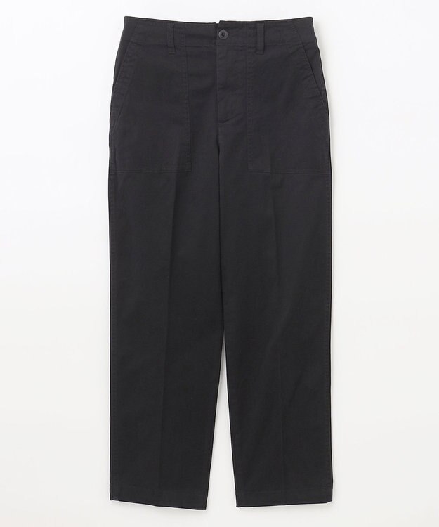 ANY 【ウエストゴム/ストレッチ】スタイリッシュベイカーパンツ ブラック