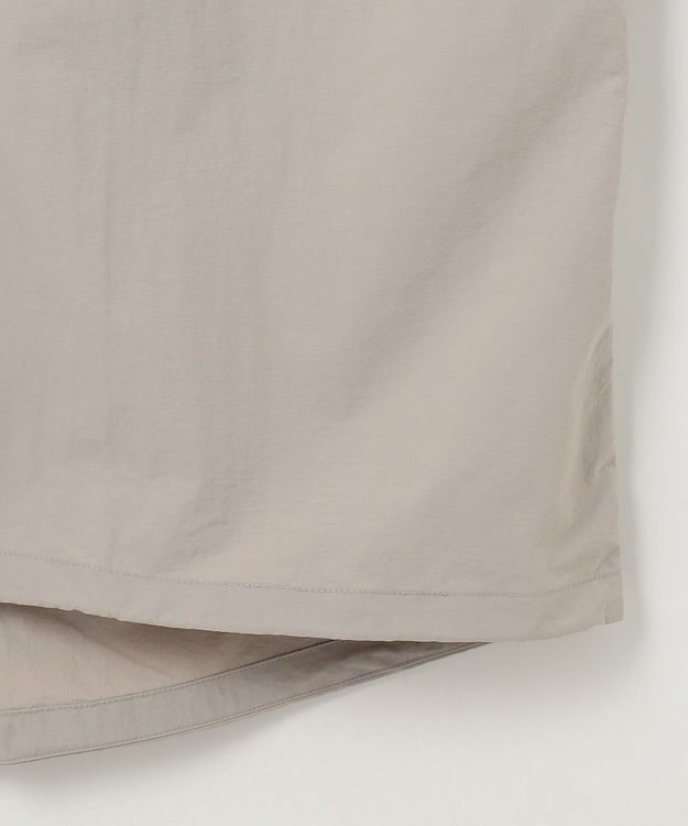 ANY フーデットレインコート ライトグレー