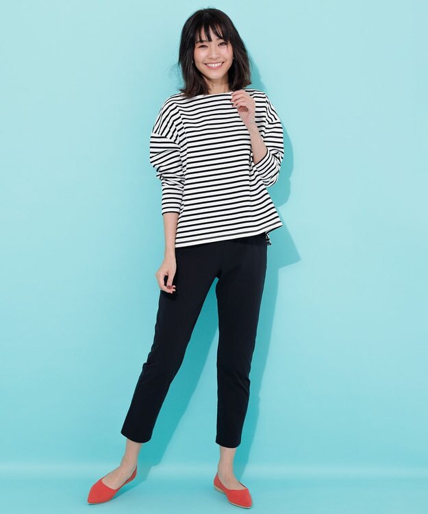 UNFILO L 【撥水/ストレッチ/UVカット】マジカル機能 パンツ ブラック系