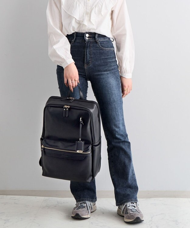 ACE BAGS & LUGGAGE Jewelna Rose リモハピ2 リュックサック B4サイズ 15.6インチPC収納 10965 通勤 仕事 ジュエルナローズ ビジネスバッグ ブラック
