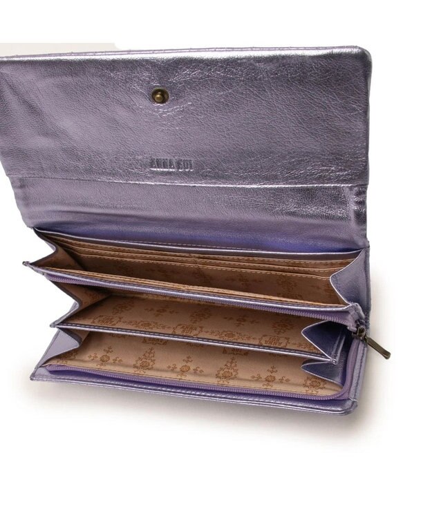 ANNA SUI ドリーミー かぶせ長財布 パープル