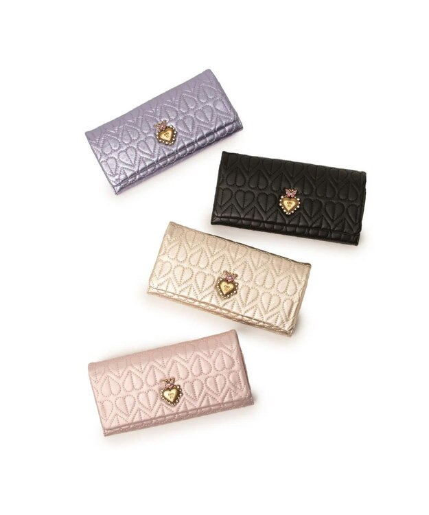 ANNA SUI ドリーミー かぶせ長財布 パープル