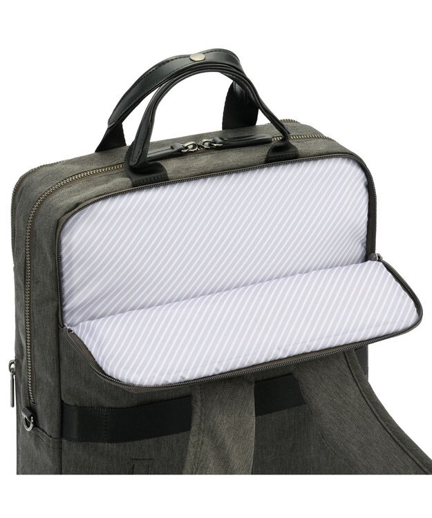 ACE BAGS & LUGGAGE ace. フィッテムヘザー ビジネスリュック  A4サイズ 14インチPC収納 20112 エース ブラック