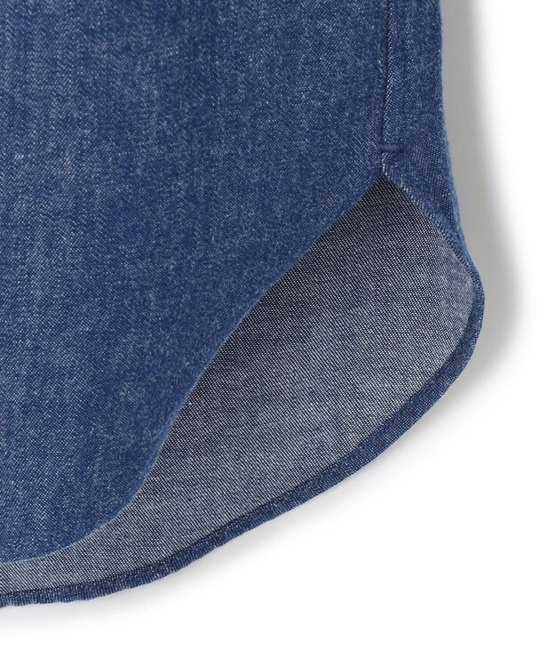 J.PRESS MEN パッチフラップ デニムシャツ /B.D. ネイビー系