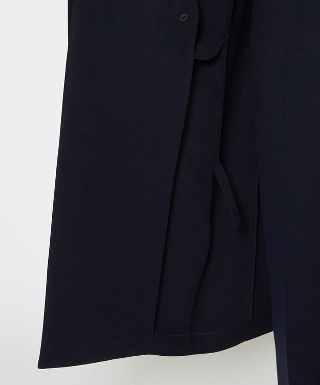 uncrave 【防しわ・洗濯機洗い可】ウォッシャブル ダブルクロス ワンピースコート（uncrave STANDARD） ネイビー