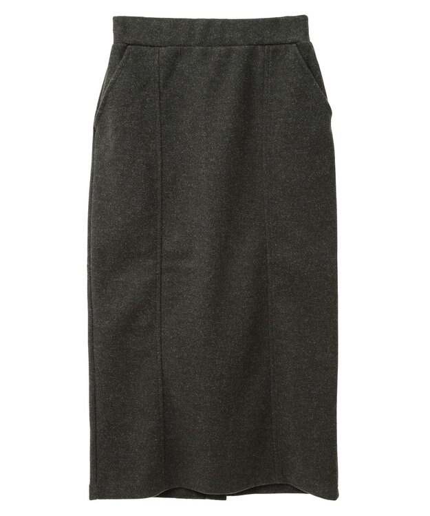 Green Parks 圧縮ポンチＩラインスカート Dark Green