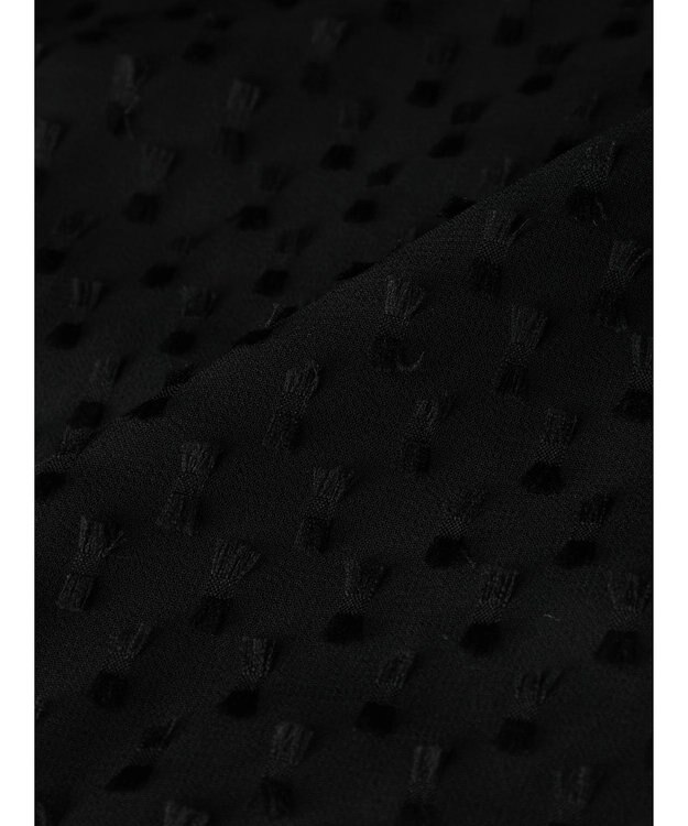 Green Parks アシメティアードブラウス Black