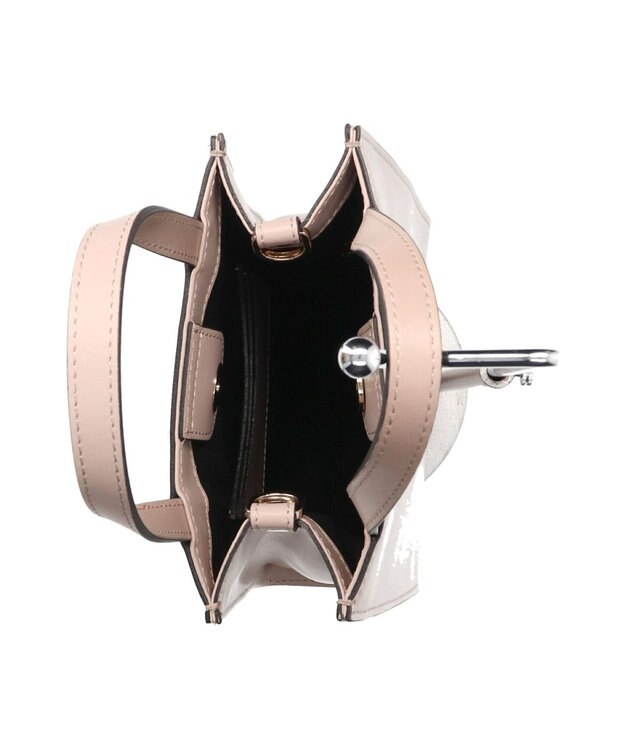 INTER-CHAUSSURES 【RIPANI】ラインストラップショルダーバッグ ベージュ