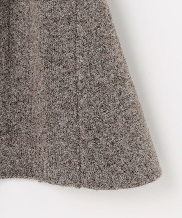 組曲 【WEB限定】プレーティングニットアウタージレ ブラウン系