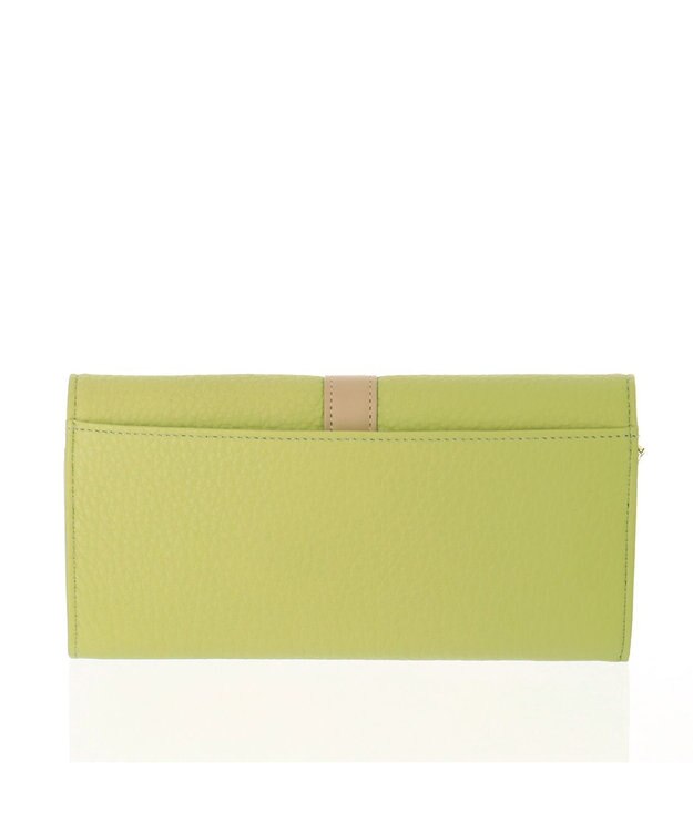 IBIZA フェリース　かぶせ長財布 黄緑