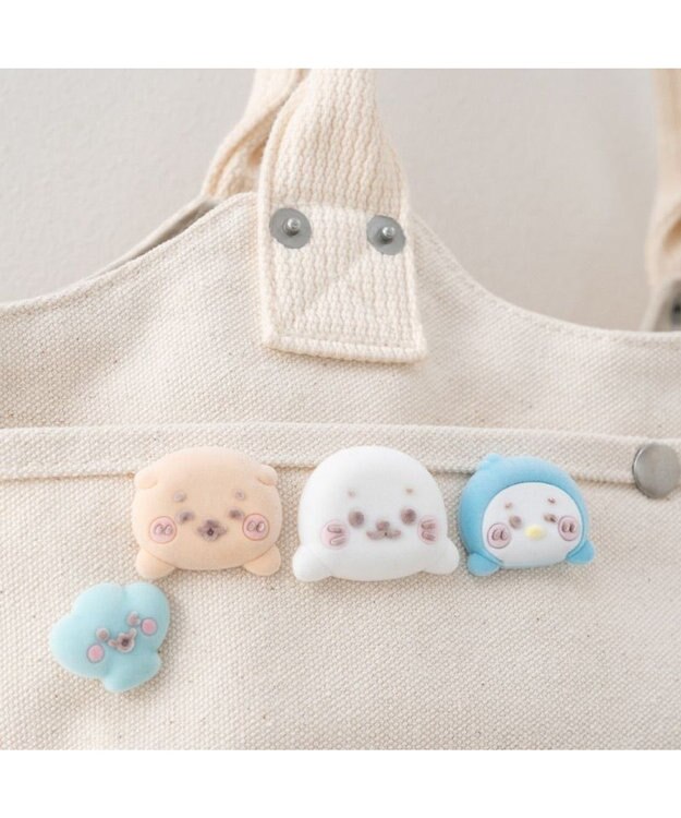 Mother garden しろたん フロッキーピンズコレクション 【単品】 単品1個 （デザインは選べません）