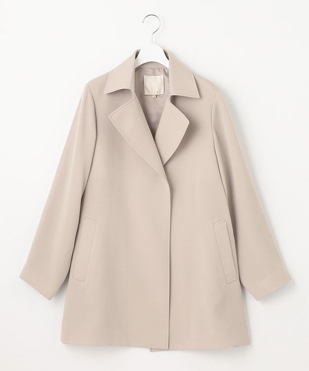 自由区 L トロトレンチ ミドル丈コート ベージュ系