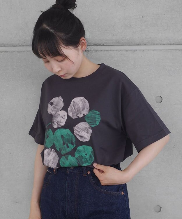 nitorito 【UNISEX】stone Tシャツ green