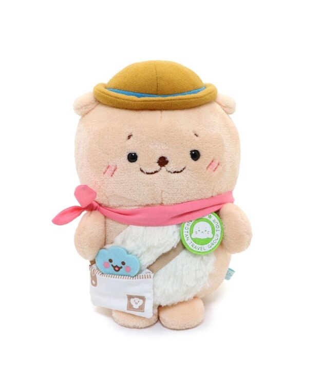 Mother garden しろたん らっこいぬ お座り 旅行者 ぬいぐるみ 23cm -