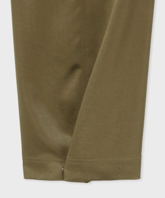 Paul Smith サテン ミリタリー カーゴパンツ カーキ