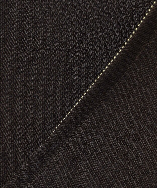 uncrave リネンライクツイル ジレブラウス ダークブラウン