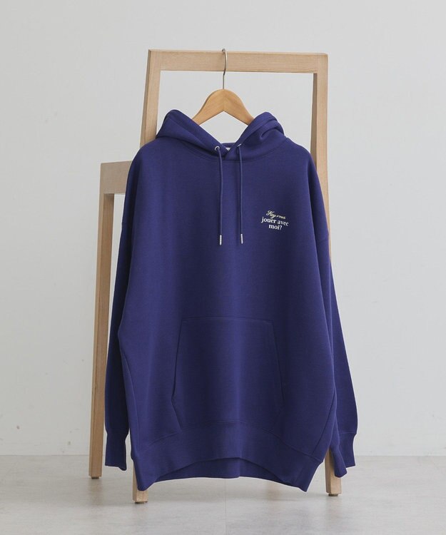 earth music&ecology アソートロゴフーディー Blue