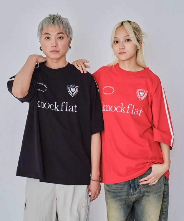 WEGO 【ユニセックス着用ITEM/MLサイズ展開】ヘビーウェイトゲームロゴBIG　T（SS） レッド