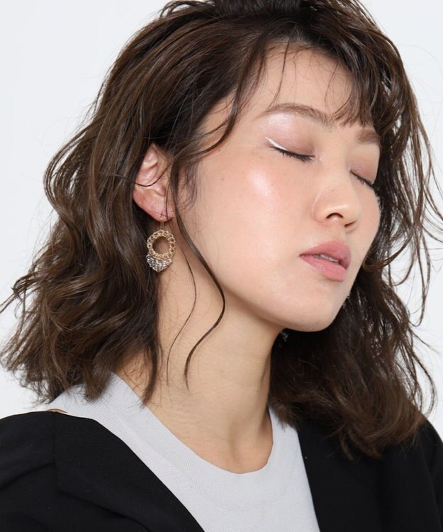 CASUMINO morning dew イヤリング gold