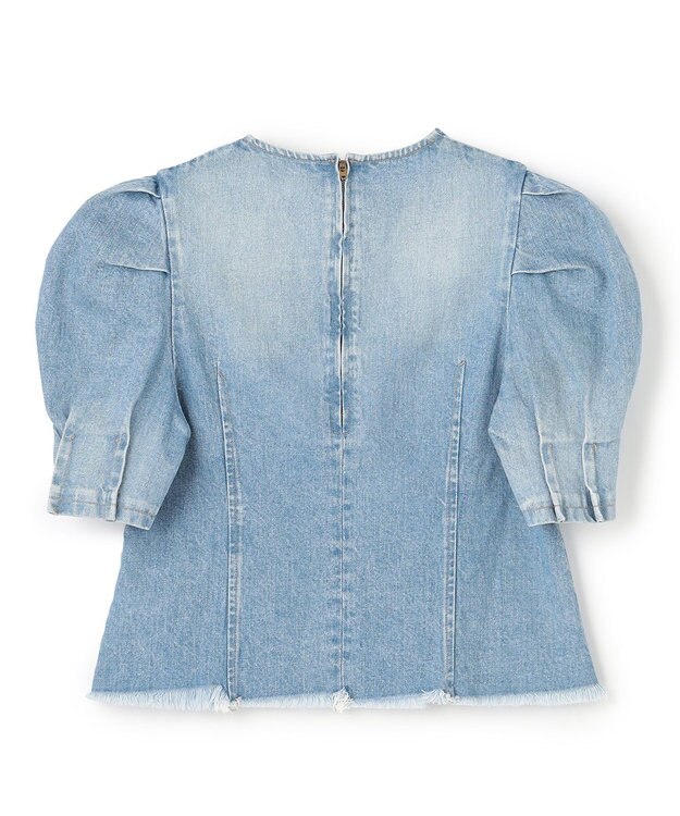 BEIGE， PROTAGONISTA / デニムブラウス L Indigo