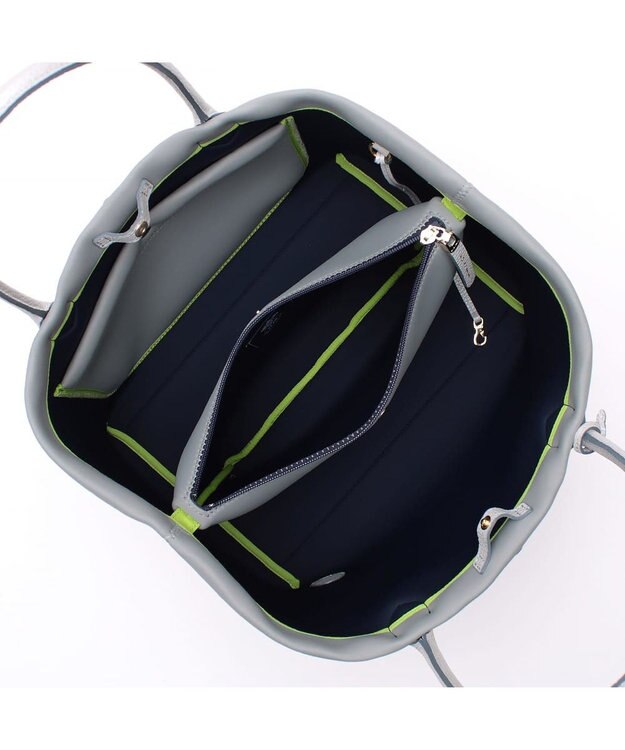 A.D.M.J. 【A4収納可】【魔法のように軽い】マジックライト/キューブトート34cm GRIS,M