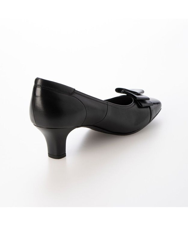 Riz raffinee <Riz raffinee>モチーフリボンパンプス ブラック