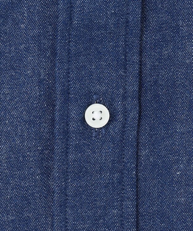 J.PRESS MEN パッチフラップ デニムシャツ /B.D. ネイビー系