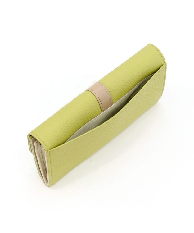 IBIZA フェリース　かぶせ長財布 黄緑