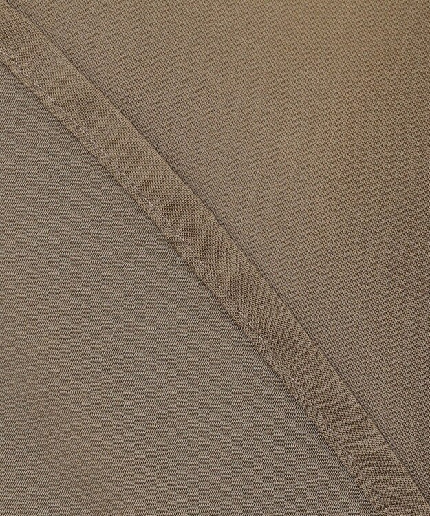 自由区 S 【洗える】キュプラコットンツイルプルオーバー ブラウス モカ