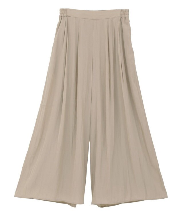 earth music&ecology マットサテンスカーチョ Beige