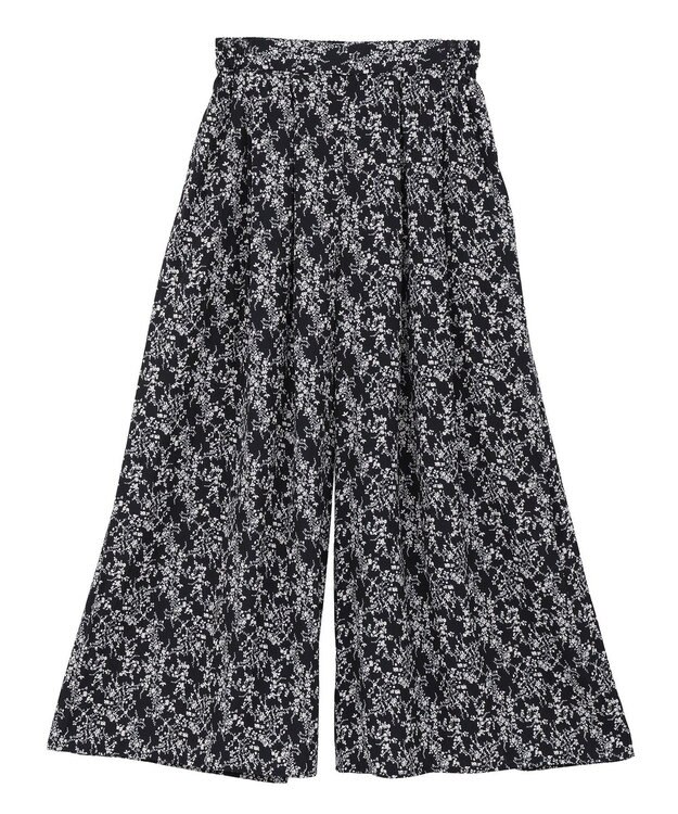 earth music&ecology マットサテンスカーチョ Flower