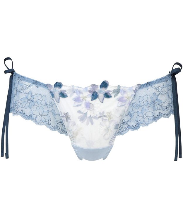 WACOAL Tバック ショーツ 【重力に負けないバストケアBra】 はきこみ丈あさめ BRB414とペア レディース PRA414 /ワコール グレイッシュブルー