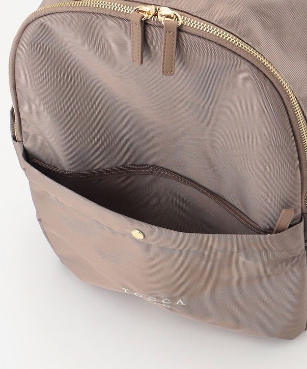TOCCA 【WEB＆一部店舗限定・A4サイズ対応・撥水・サスティナブル素材】SALTO BACKPACK バックパック ベージュ系