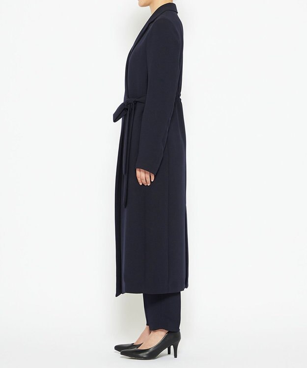 uncrave 【防しわ・洗濯機洗い可】ウォッシャブル ダブルクロス ワンピースコート（uncrave STANDARD） ネイビー