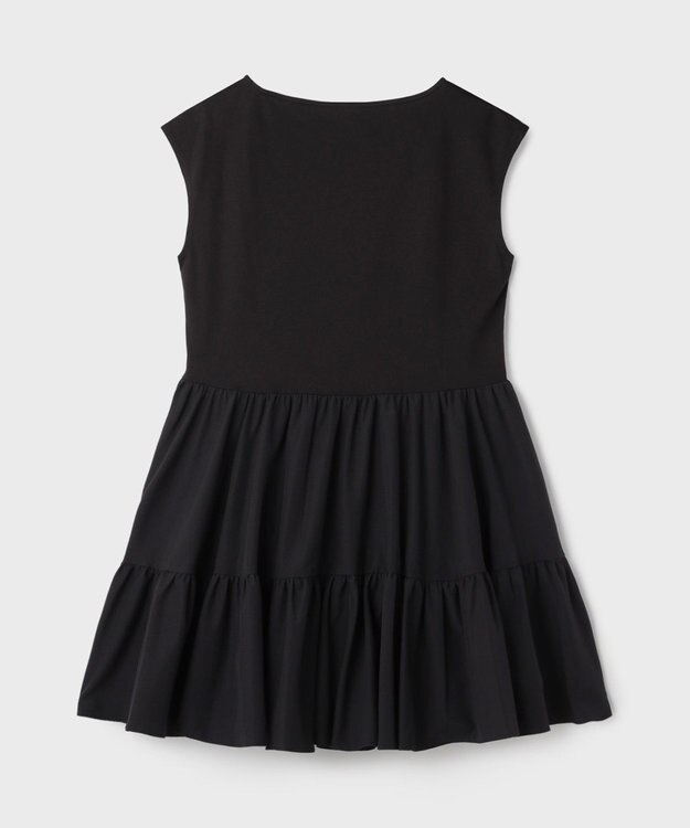 GRACE CONTINENTAL フレア切替カットトップ ブラック