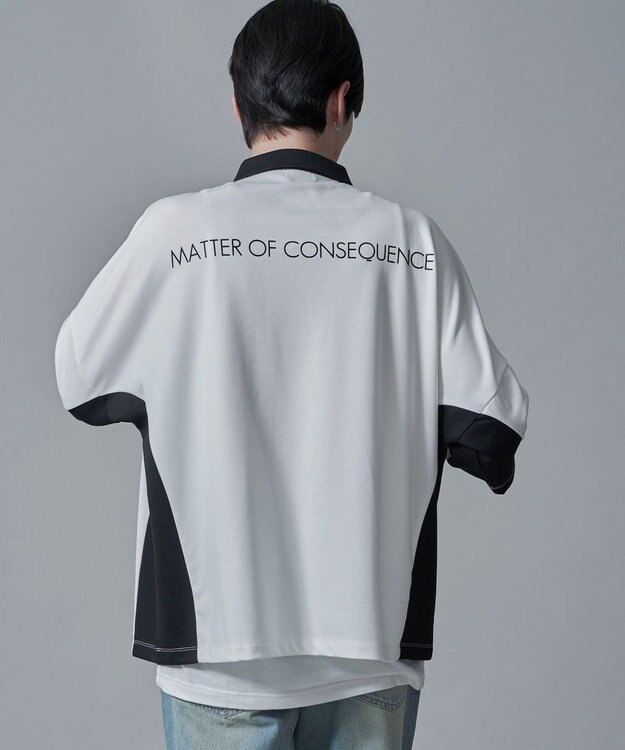 WEGO ドルマンポンチハーフZIPT（SS） ホワイト