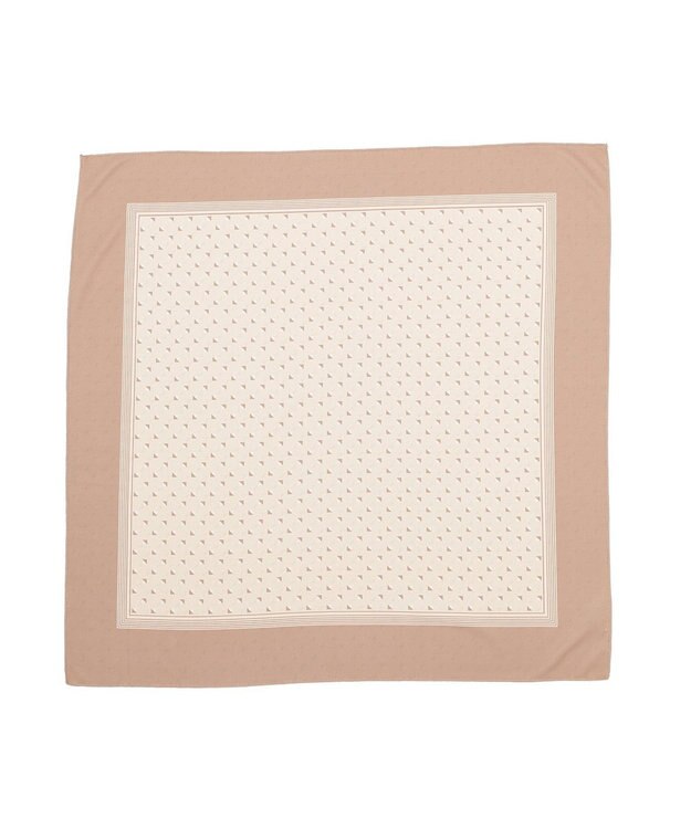 AMERICAN HOLIC ふるふるひんやり三角ドット柄スカーフ Beige