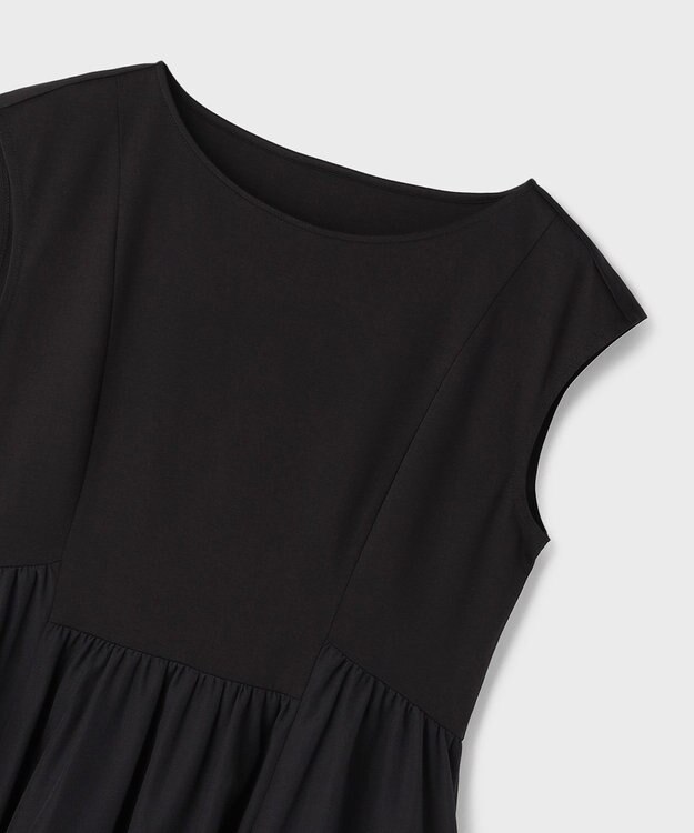 GRACE CONTINENTAL フレア切替カットトップ ブラック