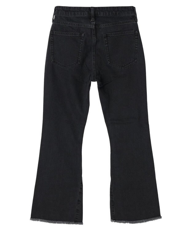 AMERICAN HOLIC マチ付きフレアデニム Black