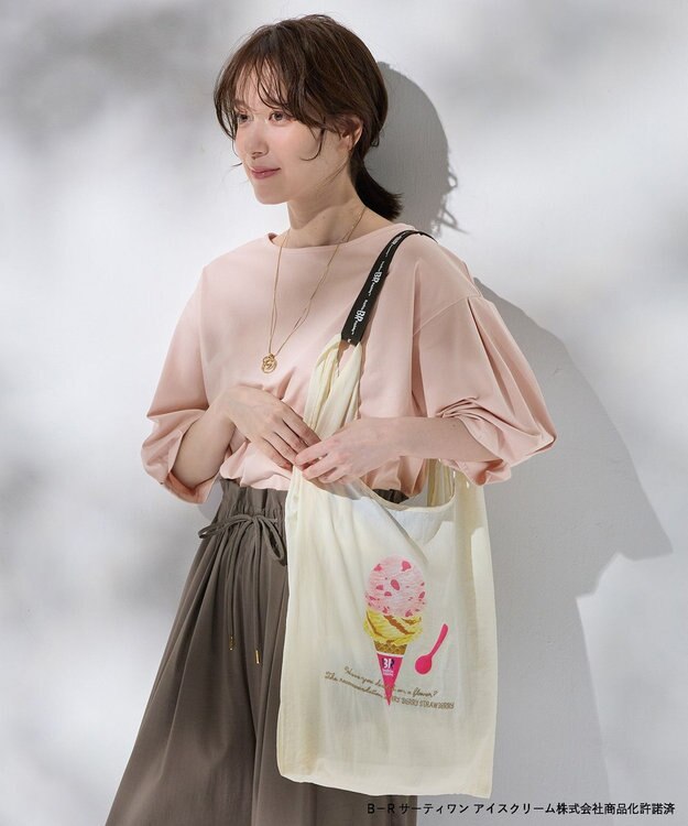 ANY 【any FAM×サーティワン アイスクリーム】トートバッグ エクリュ