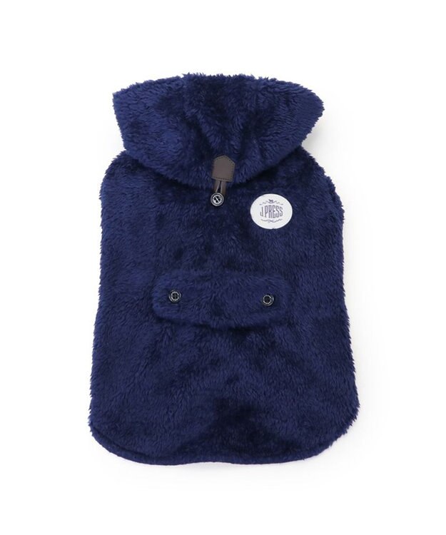 PET PARADISE J.PRESS ボアダッフルコート 小型犬 紺(ネイビー・インディゴ)
