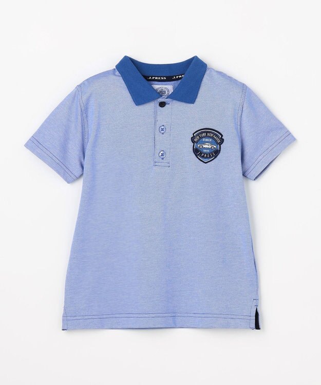 J.PRESS KIDS 【100-130cm】エンブレムポロシャツ ブルー