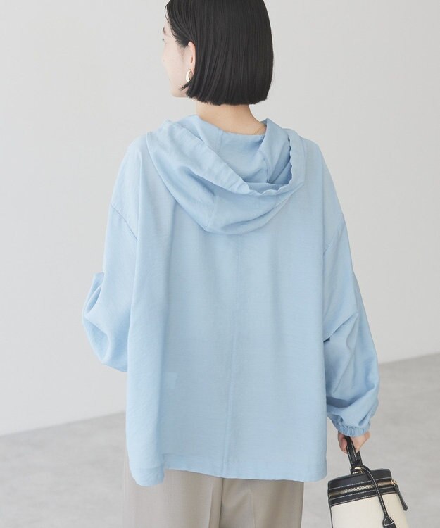 AMERICAN HOLIC フーディーシャツ Grayish Blue