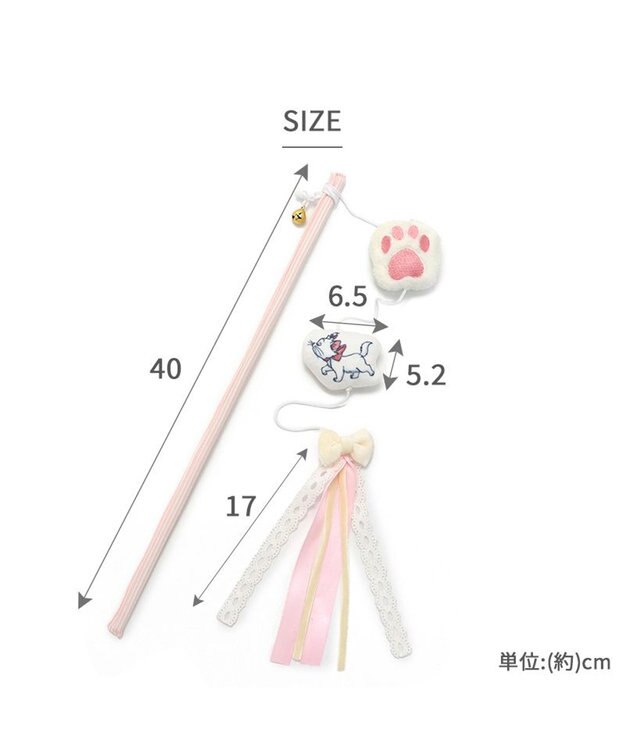 PET PARADISE ディズニー マリー 猫じゃらし 《しっぽ / リボン》 リボン